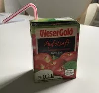 Mängden socker i Weser Gold Apfelsaft