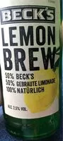 Mängden socker i Beck's Lemon Brew