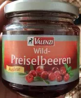 Mängden socker i Wild-Preiselbeeren