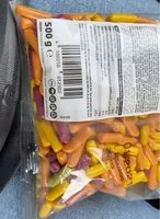 Mängden socker i Mini hitschies tropical mix