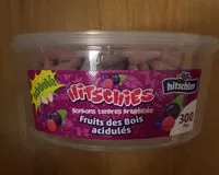 Mängden socker i Hitschies Fruits des Bois