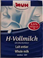 Mängden socker i Muh H-Vollmilch