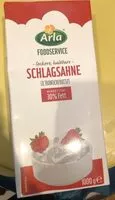 Mängden socker i Schlagsahne