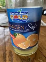 Mängden socker i Orangensaft Niederrhein