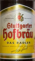 Mängden socker i Stuttgarter Hofbräu Das Radler