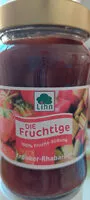 Mängden socker i Die Fruchtige 100% Frucht-Süßung Erdbeer-Rhabarber