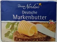 Mängden socker i Deutsche Markenbutter