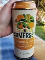 Mängden socker i Somersby mango & lime