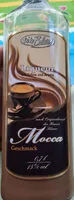Mängden socker i Liqueur Mocca Geschmack