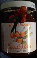 Mängden socker i Sanddorn Konfitüre