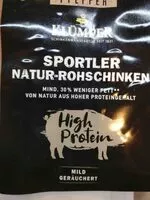 Mängden socker i Sportler natur-rohschinken