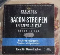 Mängden socker i Bacon Streifen