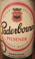 Mängden socker i Paderborner Pilsener