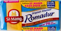 Mängden socker i Original Allgäuer Romadur