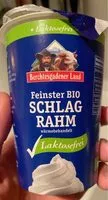 Mängden socker i Schlagrahm
