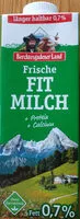 Mängden socker i Frühstücksmilch, 0, 7 %