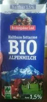 Mängden socker i M-Haltbare Bio-Alpenmilch 1,5 %