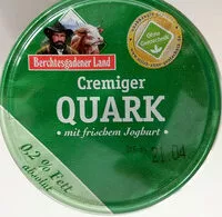 Mängden socker i Cremiger Quark 0,2% Fett