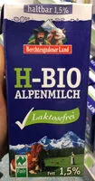 Mängden socker i H-Bio Alpenmilch 1,5%