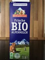 Mängden socker i Frische Bio Alpenmilch