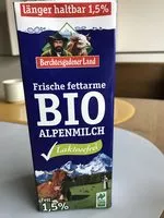 Mängden socker i Frische fettarme Bio Alpenmilch Laktosefrei