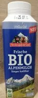 Mängden socker i Frische Bio alpenmilch
