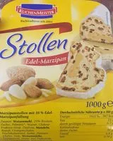 Mängden socker i Kuchenmeister Stollen Edel marzipan