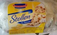 Mängden socker i Stollen au Beurre