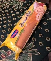 Mängden socker i Kuchenmeister, cake roll, lemon fruit