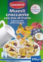 Mängden socker i Muesli croccante con mix di frutta