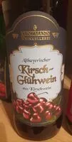 Mängden socker i Kirsch-Glühwein