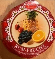 Mängden socker i Rum frucht