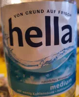 Mängden socker i natürliches Mineralwasser medium