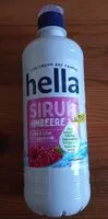 Mängden socker i Hella Sirup Himbeere