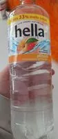 Mängden socker i Hella pfirsich wasser