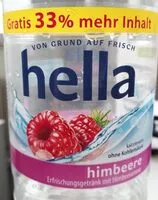 Mängden socker i Erfrischungsgetränk mit Himbeeraroma