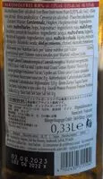 Mängden socker i Bitburger bière sans alcool 33 cL 0.0%