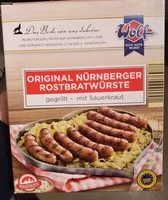 Mängden socker i Salsicce di Norimberga
