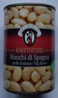 Mängden socker i Hellriegel Raffinesse Bianchi di Spagna - Große Bohnen