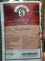 Mängden socker i Berglinsen