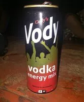 Mängden socker i Vodka energy mix