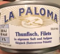 Mängden socker i Thunfisch In Eigenem Saft Und Aufguss (la Paloma)