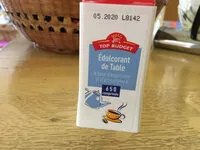 Mängden socker i Édulcorant de table