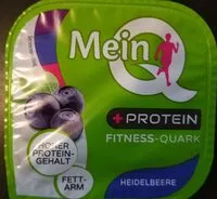 Mängden socker i Protein Fitness-Quark Heidelbeere