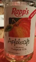 Mängden socker i Rapp's, Apfelsaft Klar