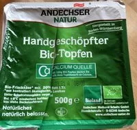 Mängden socker i Handgeschöpfter Bio-Topfen