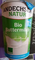 Mängden socker i Bio Buttermilch