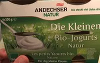 Mängden socker i Die kleinen Bio-Joghurts - Natur