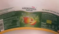 Mängden socker i Bio-Jogurt mild - Mango