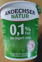 Mängden socker i 0,1% fett bio-Jogurt mild